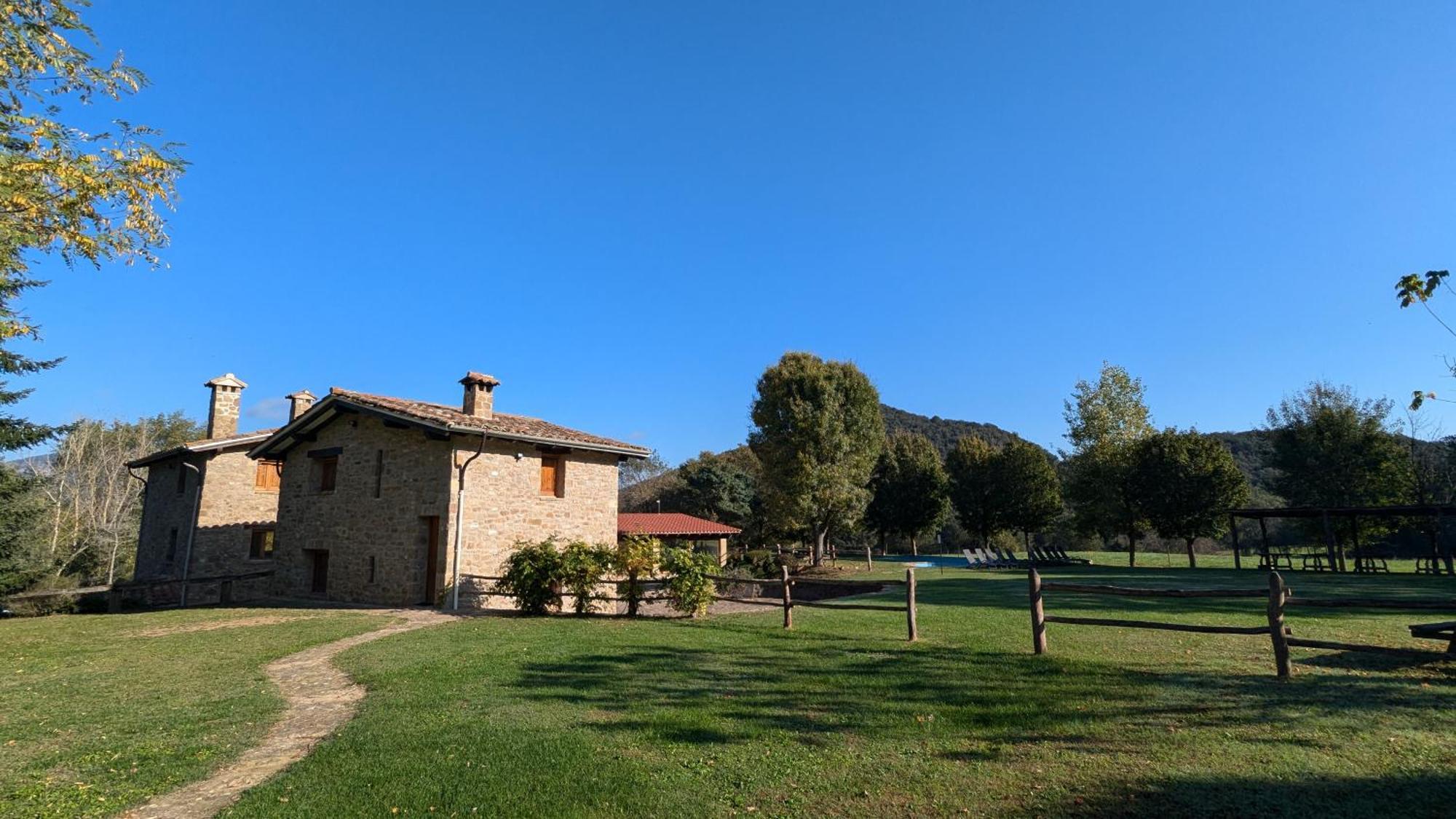 Apartamento Mas El Carrer Santa Pau Exterior foto